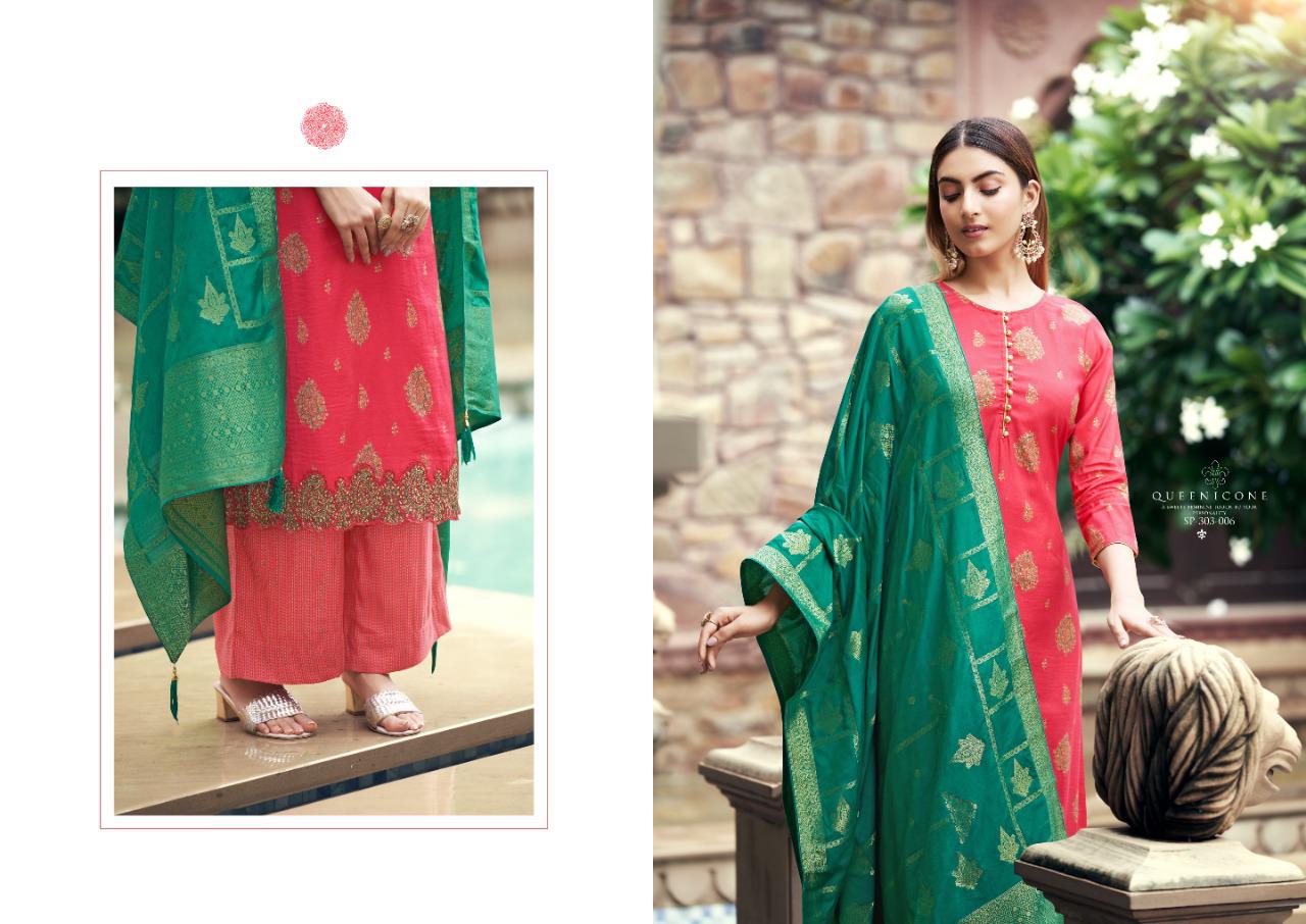 Naqsh Fancy Festive Wear Heavy Muslin SIlk Designer Salwar Suit Collection